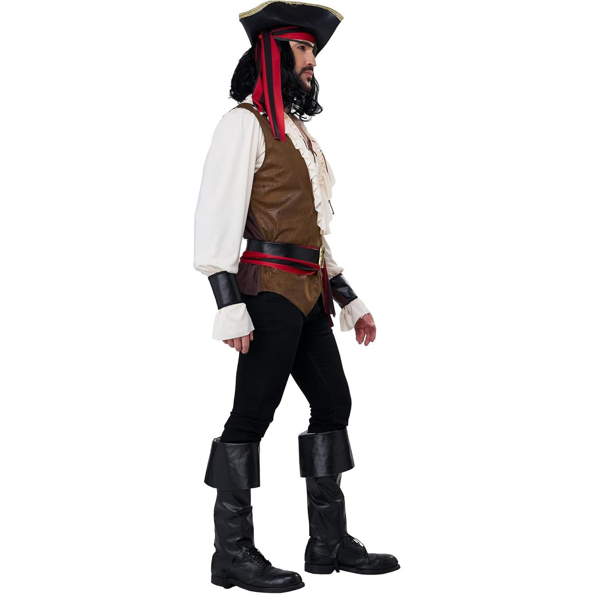 Rugged Renaissance Pirate Adult Costume, Plus Size