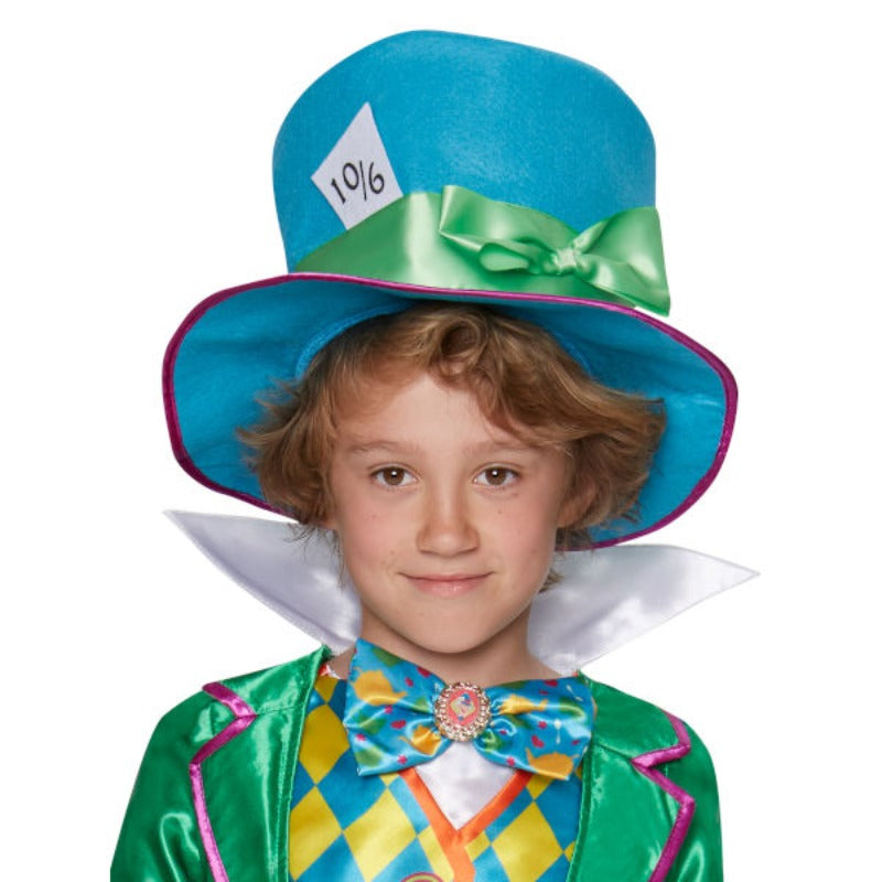 Mad Hatter Boys Deluxe Costume Size 9 10
