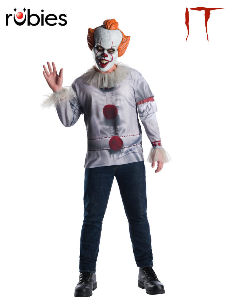 Pennywise "IT" Costume Top, Adult