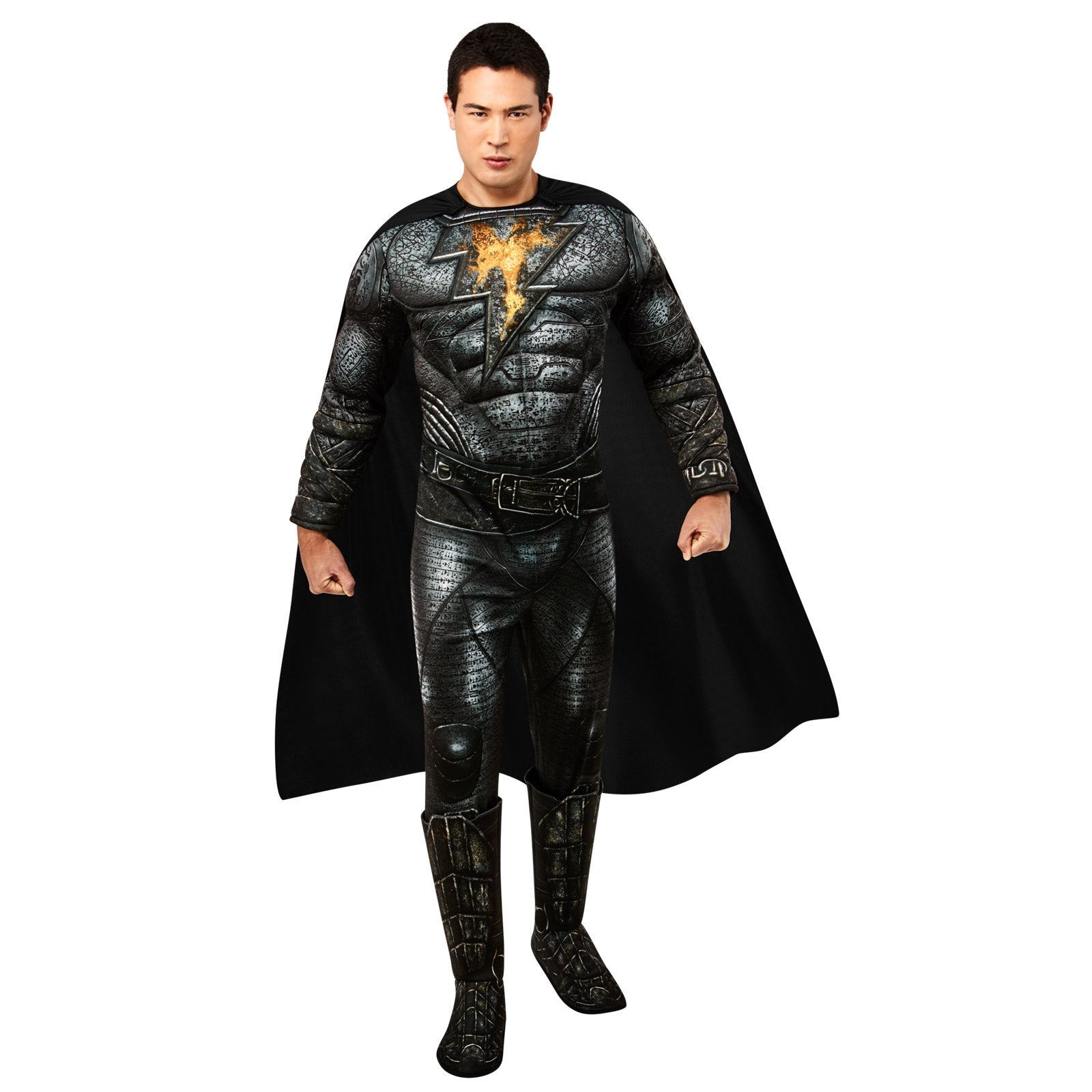 Black Adam deluxe costume for adults, perfect for Halloween or cosplay events