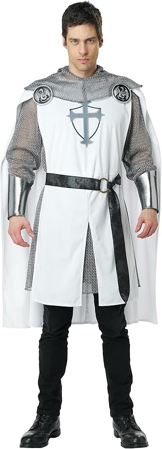 Deluxe Crusader Knight Men's Costume