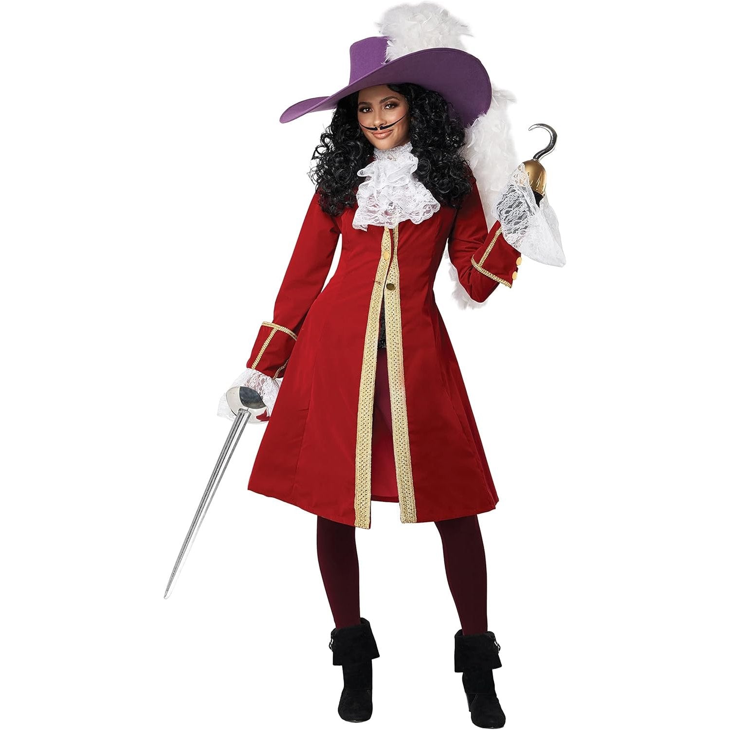 Captain Hook Adult Womens Costume