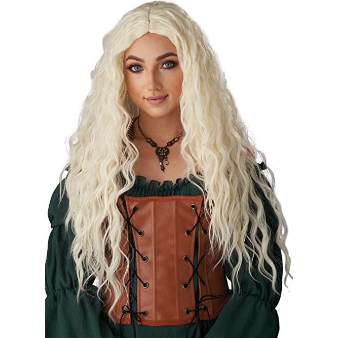 Renaissance Maiden Adult Wig (Blonde)