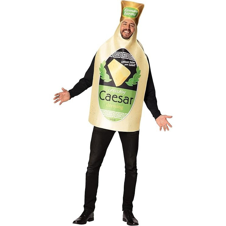 Caesar Salad Dressing Bottle Adult Costume