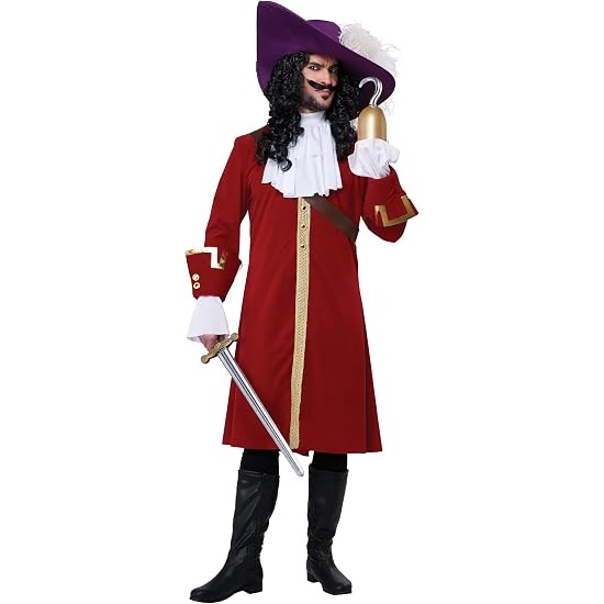 Vengeful Captain Hook Adult Costume