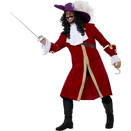 Vengeful Captain Hook Adult Costume