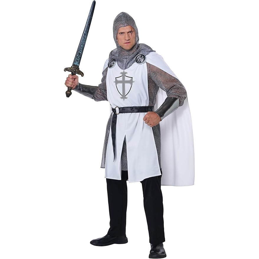 Deluxe Crusader Knight Men's Costume