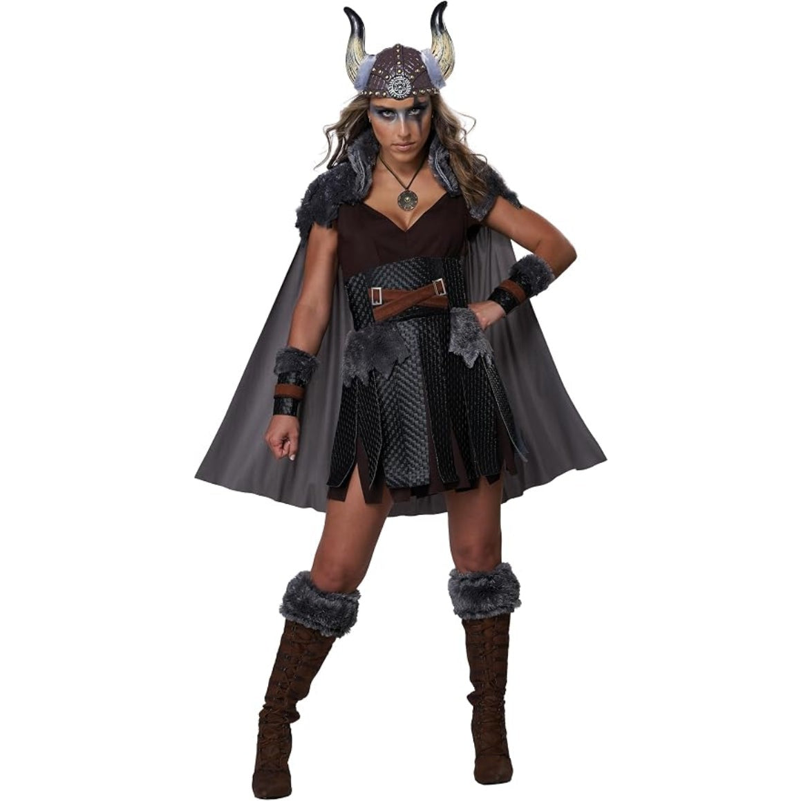Viking Warrior Adult Women's Costume