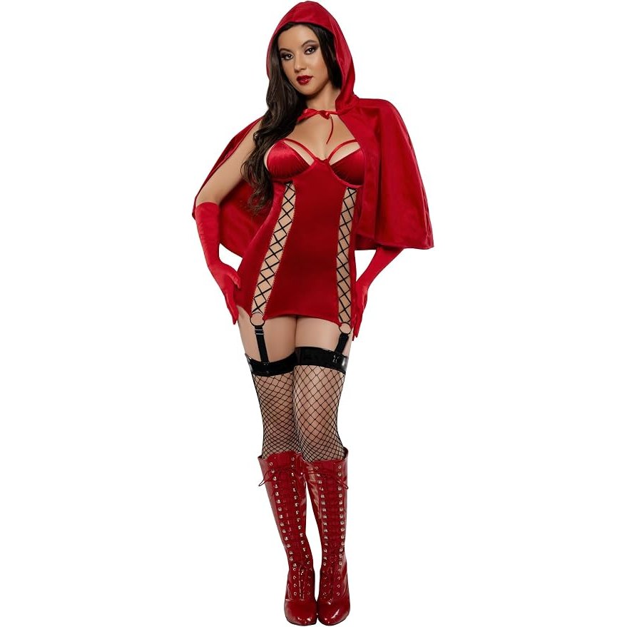 Velvet Red Riding Hood Women's Costume