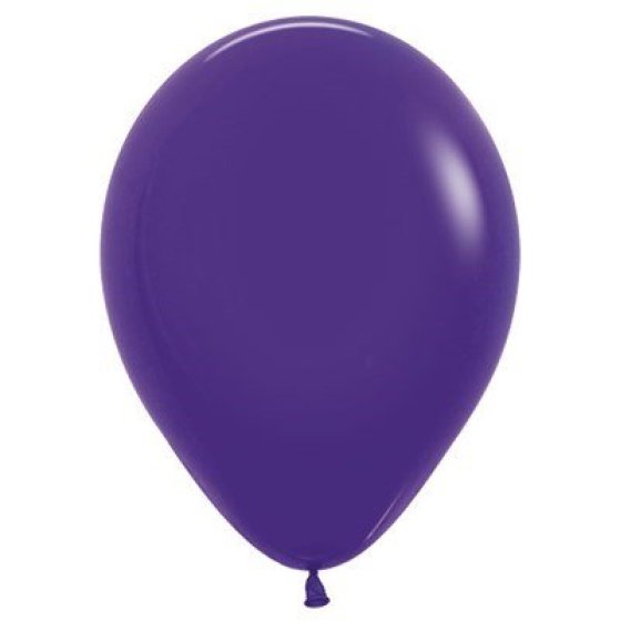 Round Balloon 30cm Violet, Uninflated