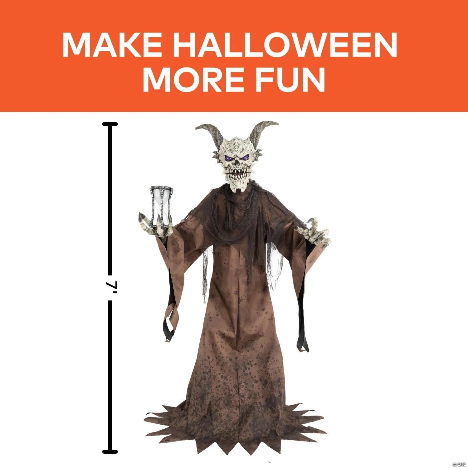 7 Ft. 9" Animated Light-Up The Time Demon
