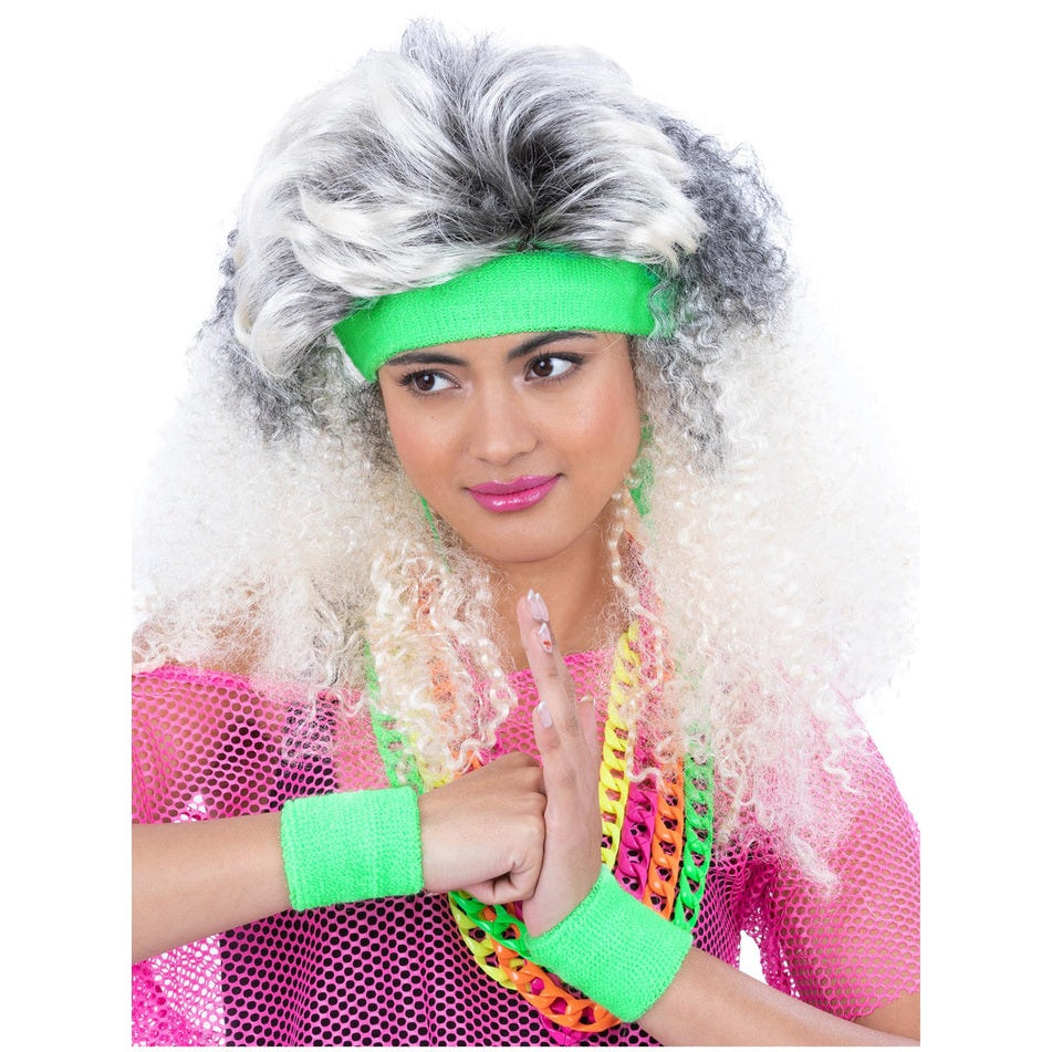 80s Neon Sweatbands, Green