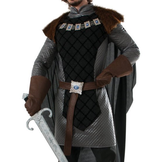 Adult Dark Prince Deluxe Costume featuring a velvet cape and royal accessories