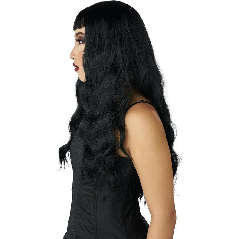 Long Wavy Goth Wig, Black