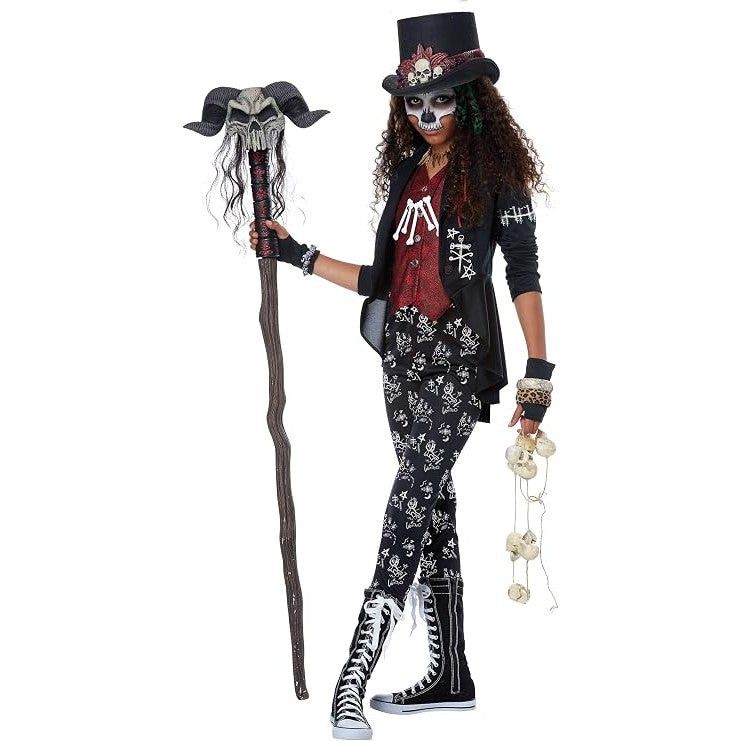 Voodoo Witch Doctor Girls Costume
