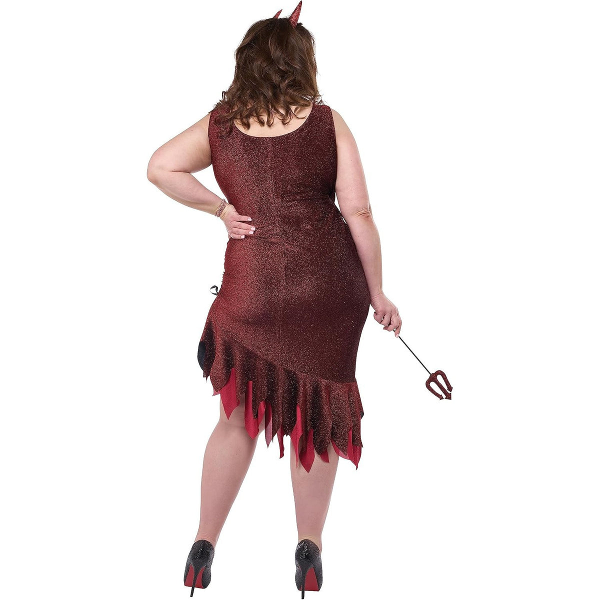 Red-Hot & Sizzling Devil Costume, Plus Size