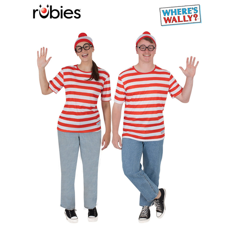 Where's Wally Costume, Adult
