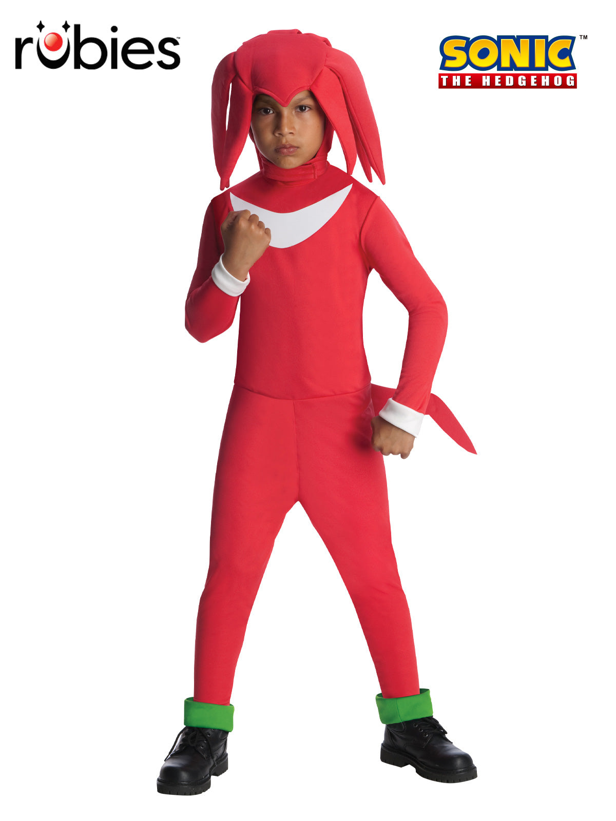 Knuckles "Sonic The HedgeHog" Deluxe Costume, Child