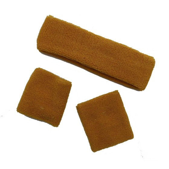 Gold Sweatband Set