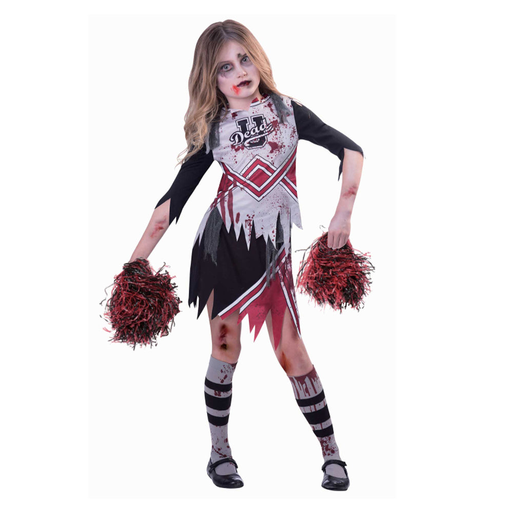 Girls Cheerleader Zombie Costume