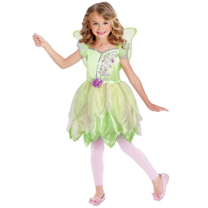 Fairy Garden Dress & Wings - Girls Fantasy Costume | Jokers Costume Mega Store Fairy Garden Dress & Wings - Girls Fantasy Costume | Jokers Costume Mega Store