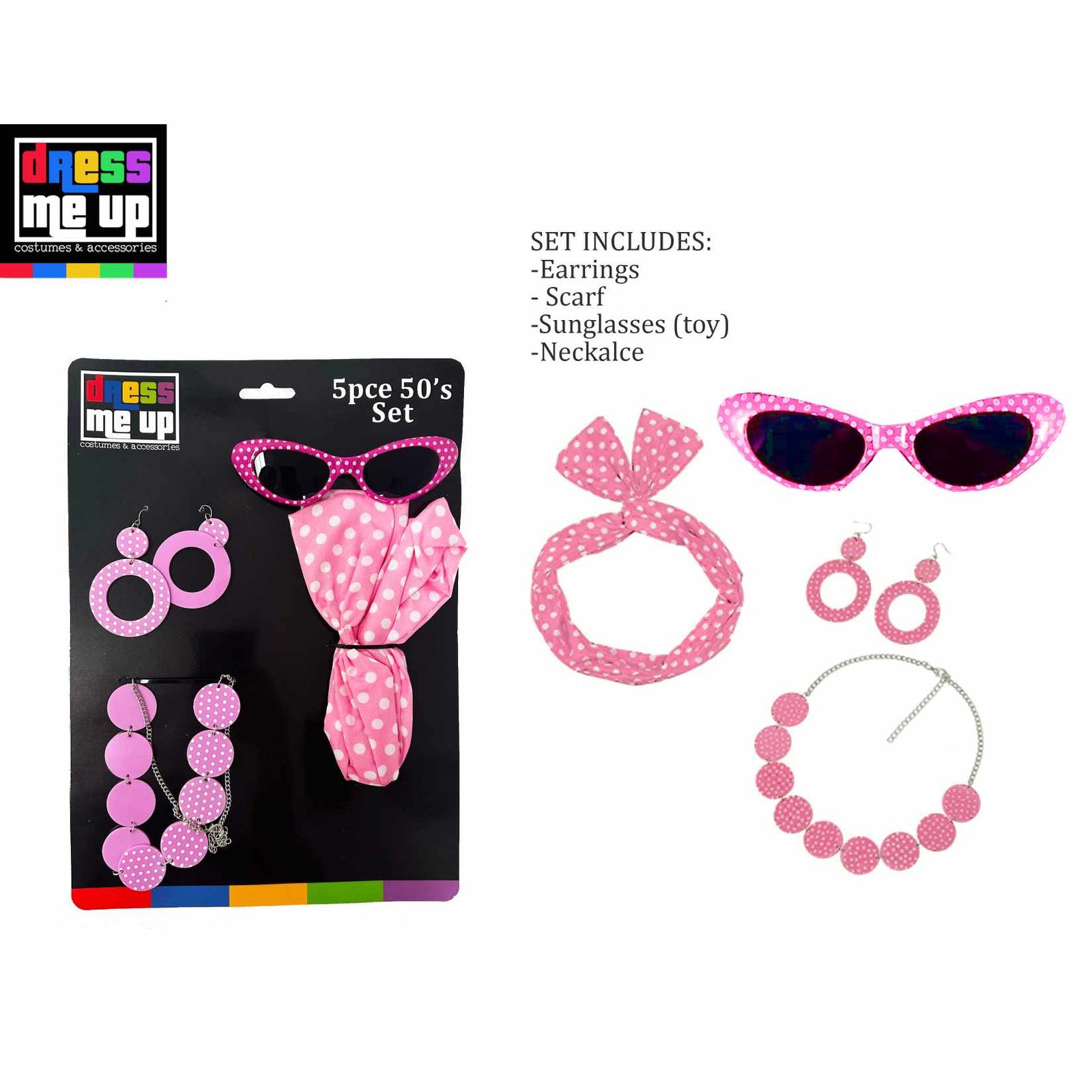 50'S Pink Kit( 5PCS)