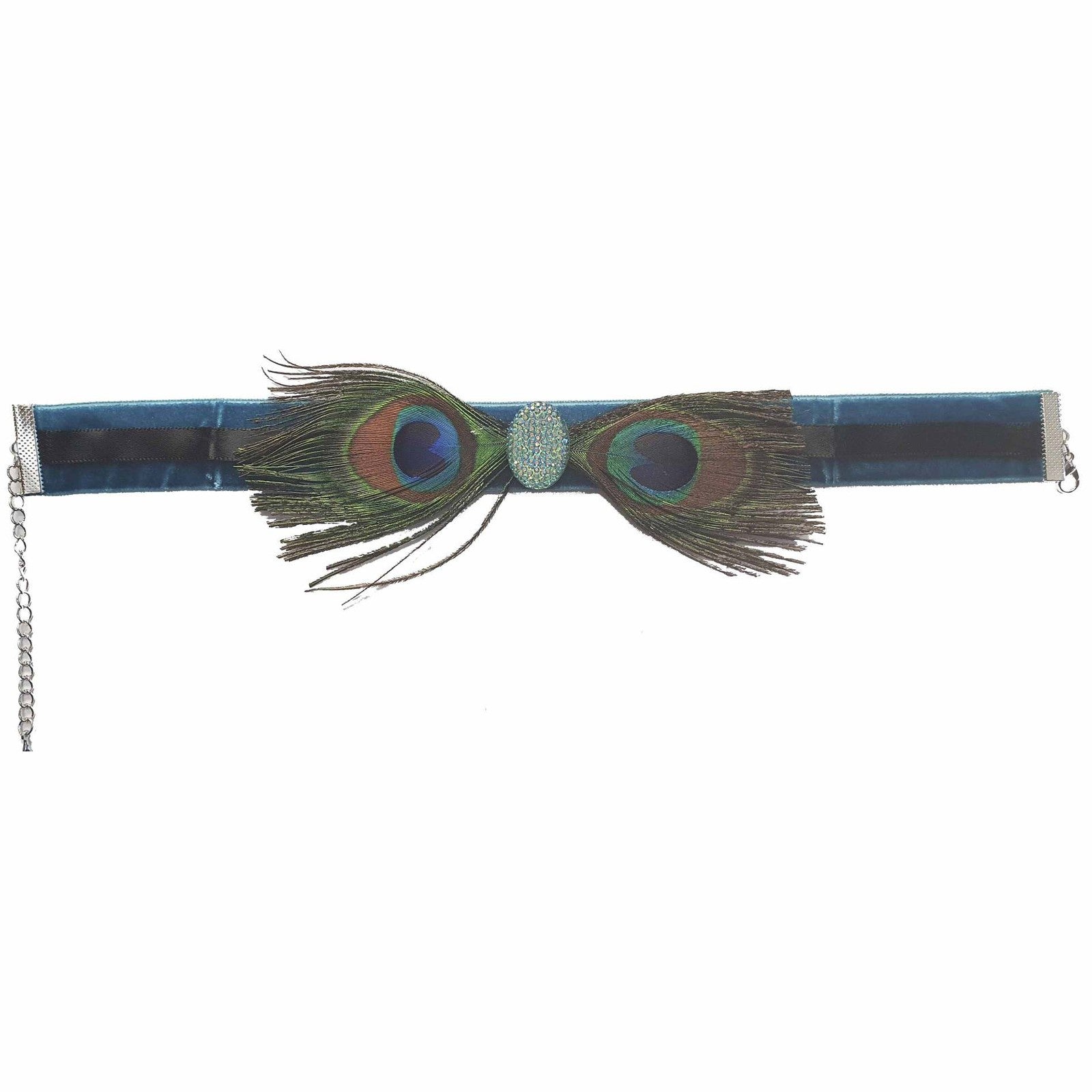 Peacock Flapper Choker
