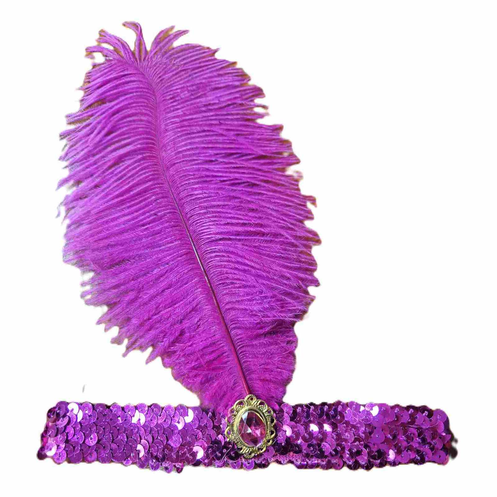 Hot Pink Flapper Headband