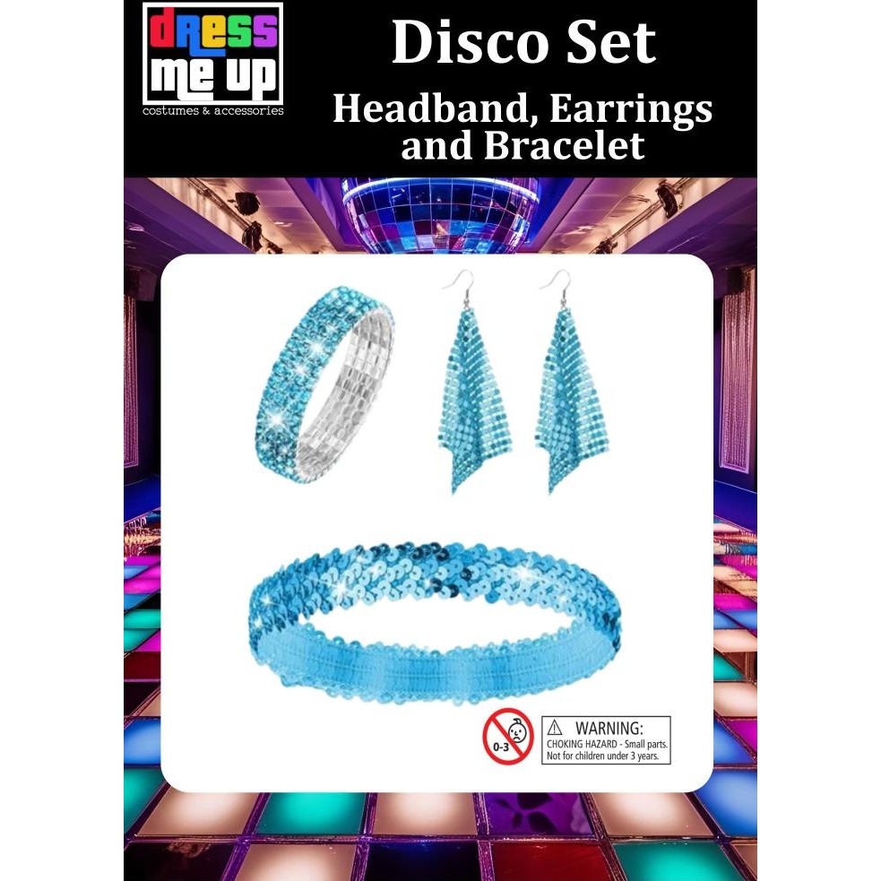 Disco Blue Set 3pcs