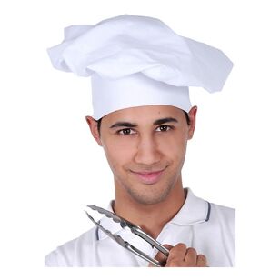 Classic White Chef Hat Adult