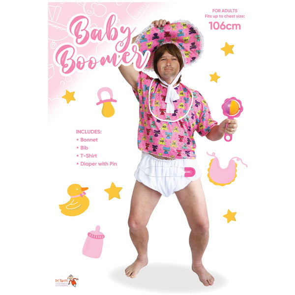 Baby Boomer Costume, Pink