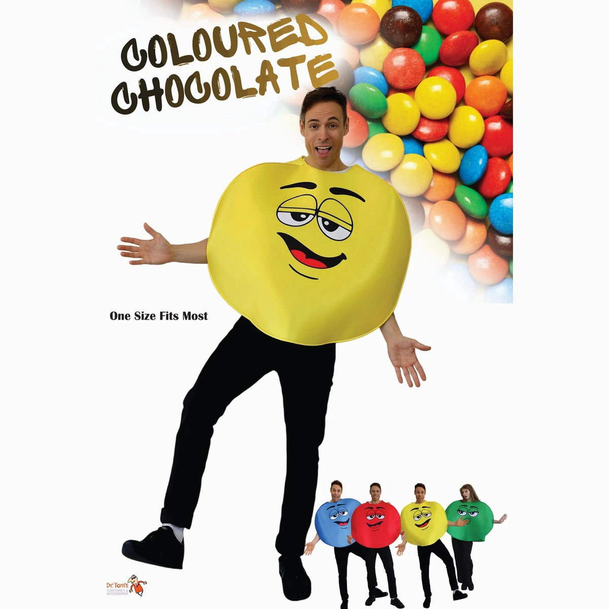 Coloured Chocolate Costume - Yellow