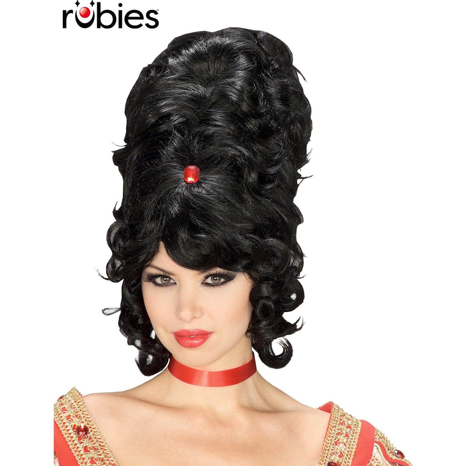 Beehive Wig Black-Adult