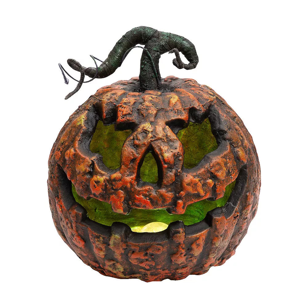 Animated Light-Up Jack-O-Lantern