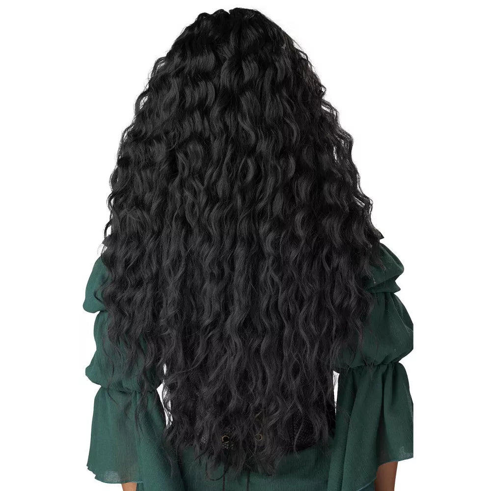 Renaissance Maiden Adult Wig (Black)