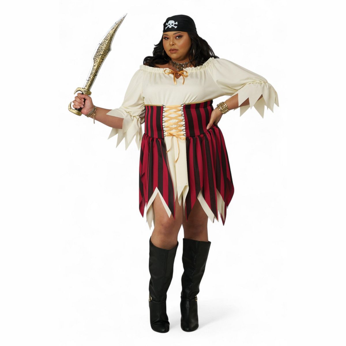 Sultry Sea Pirate Adult Plus Costume