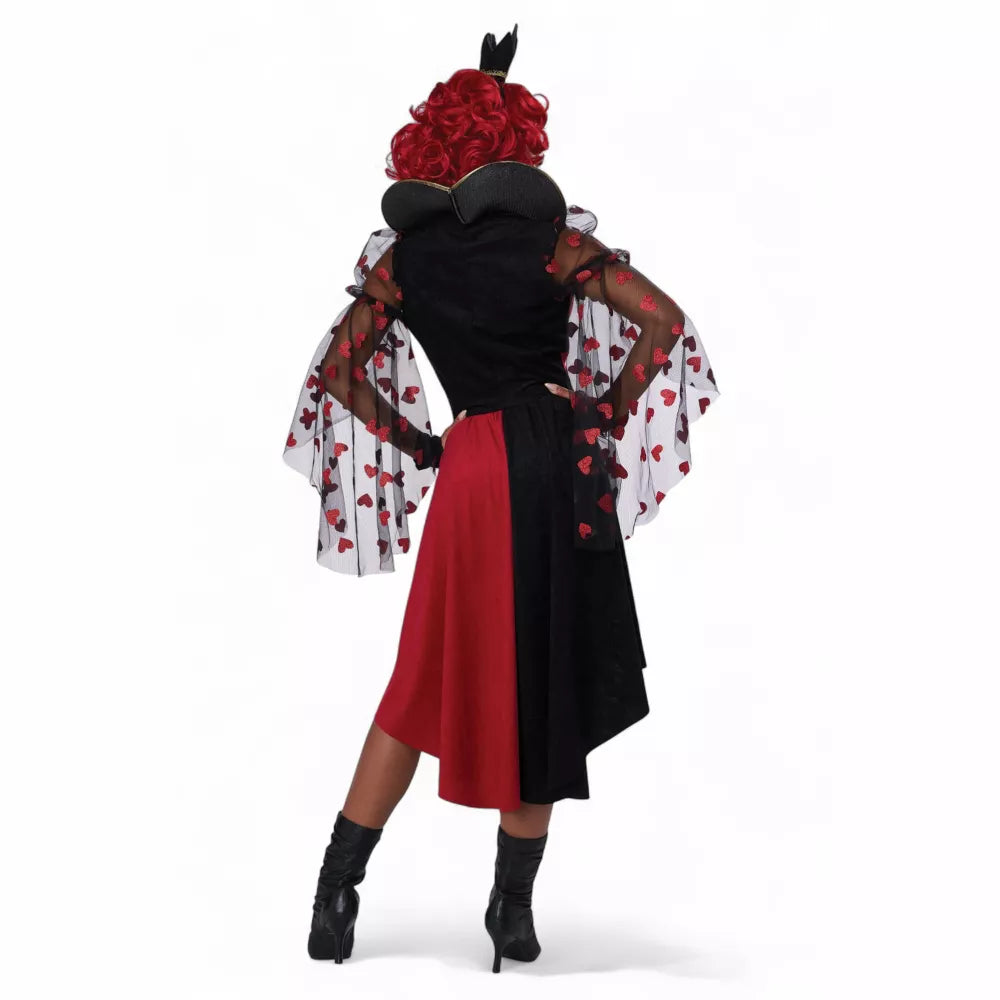 Red Queen Cosplay Dress, Adult