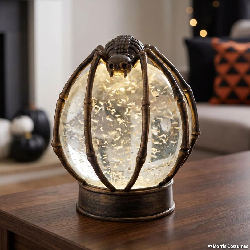 Light-Up LED Spider Moving Water Ball Decoration