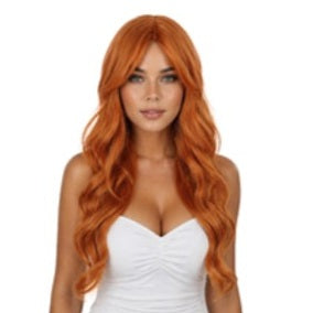 'Maddie' Wig – Long Wavy Amber Inferno-Allaura Fever Dream