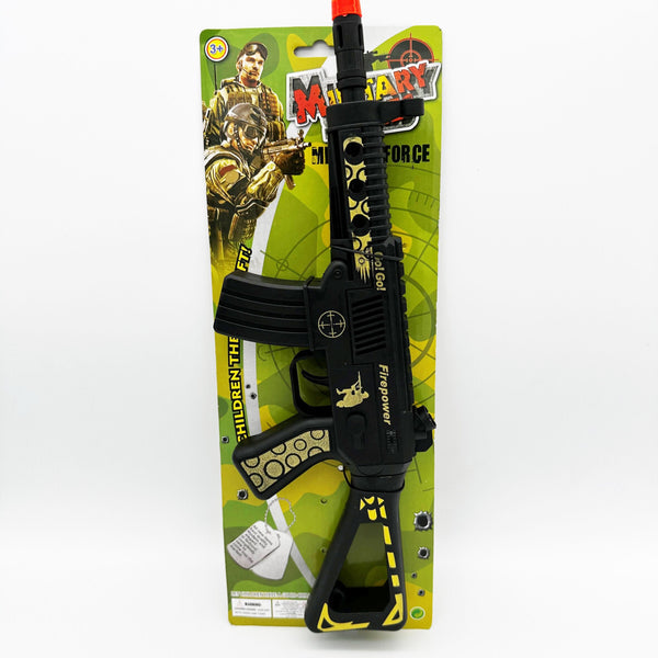 Highly detailed and realistic model of a 40cm Military Force Machine Gun, perfect for military enthusiasts and collectors