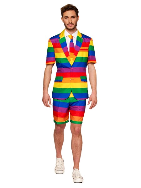 Summer Rainbow Suit Costume Mens
