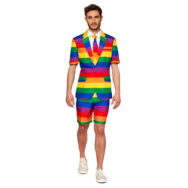Summer Rainbow Suit Costume Mens