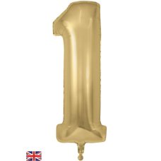 Gold Number 1 Foil Balloon-86cm