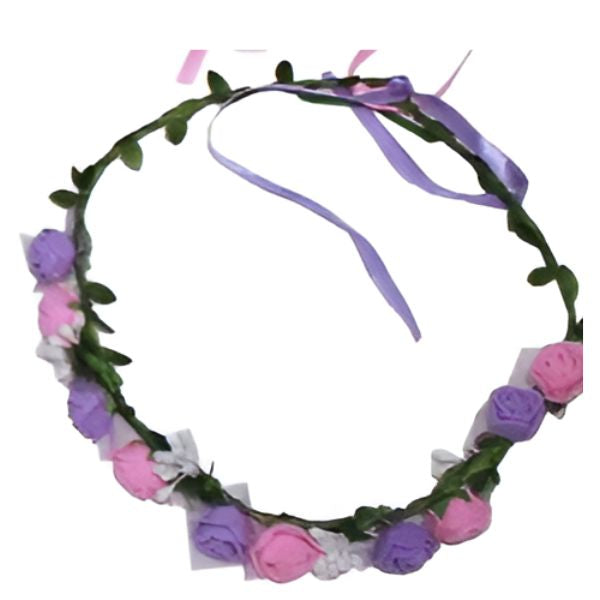 Flower Crown - Pink and Purple