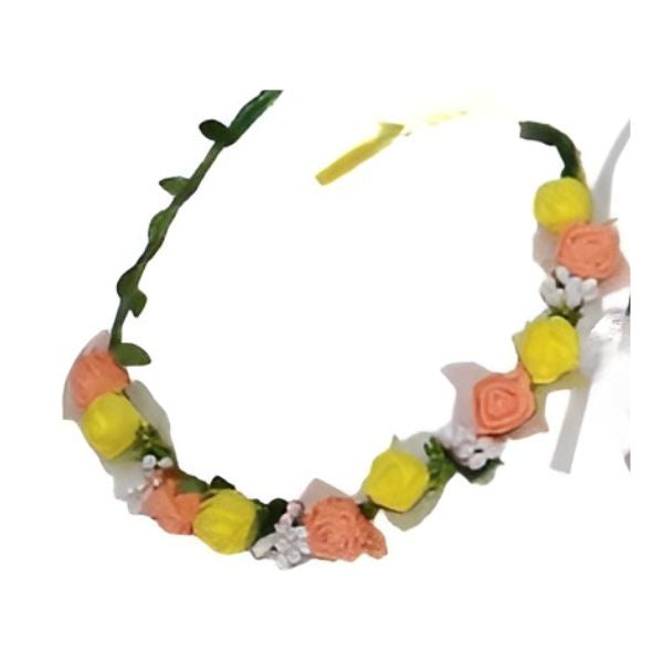 Flower Crown - Orange and Yellow