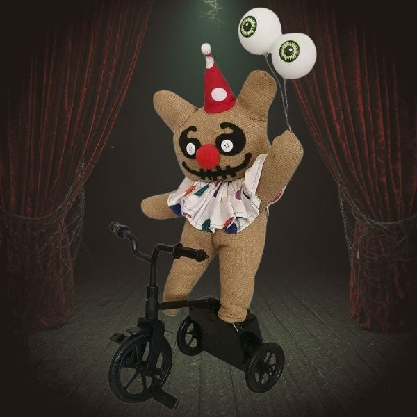 Animated Horror Riding Trike 35cm - Clown