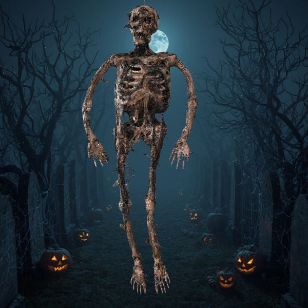 Rotting Corpse Hanging Skeleton Decoration 1.5m