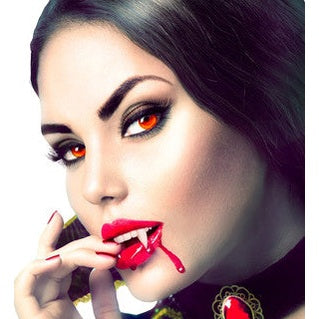 Vampire Teeth With 4 Blood Capsules