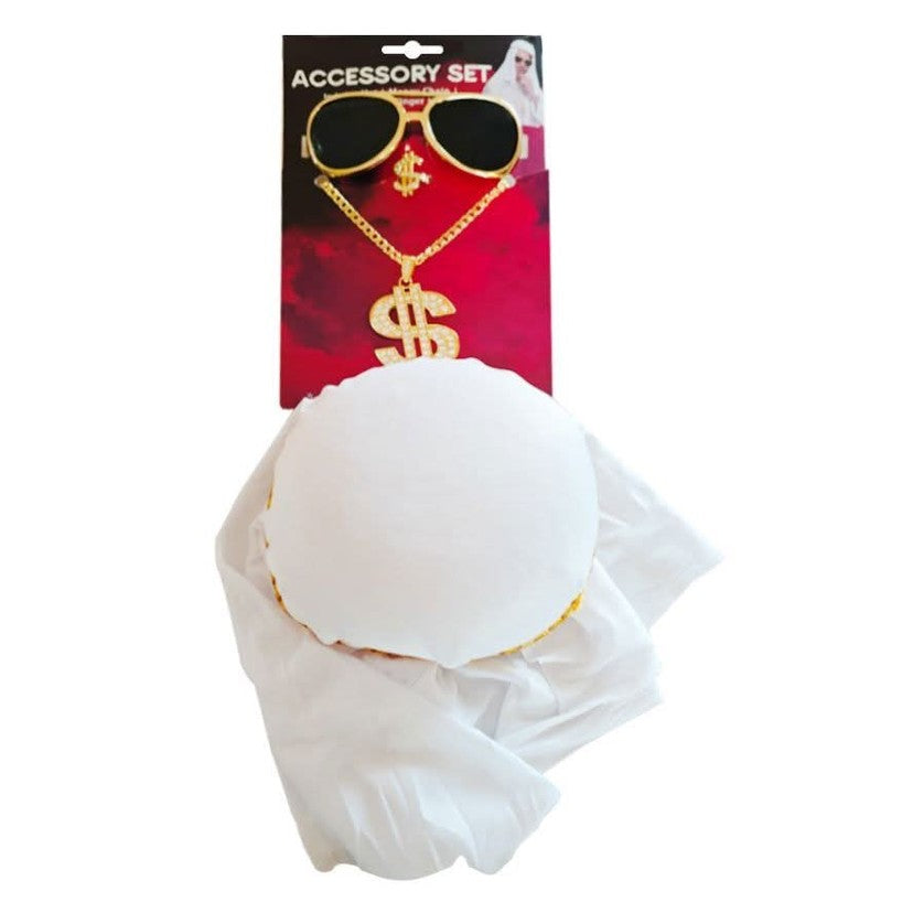 Arabian Accessory Set – Hat, Glasses & Necklace