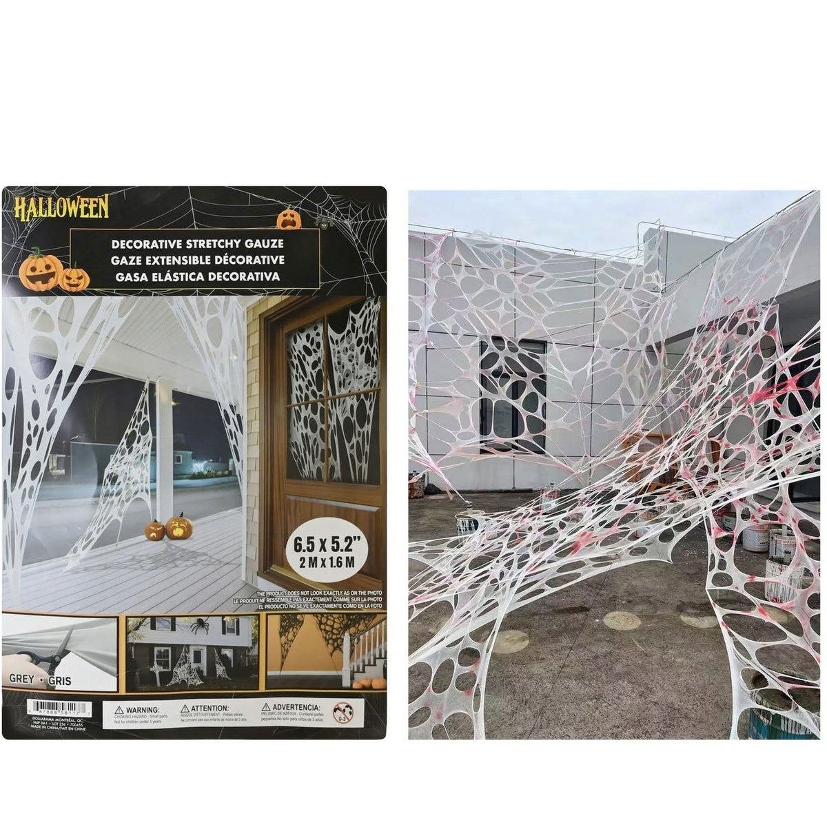 Stretchy Spiderweb Gauze 1.6m